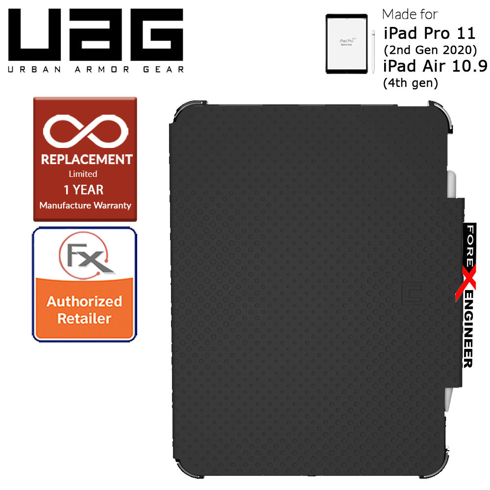 UAG [U] Lucent for iPad Air 10.9" ( 5th - 4th Gen ) ( 2022 - 2020 ) - iPad Pro 11 2020 (2nd Gen) - Black-Ice Color (Barcode : 812451038262 )