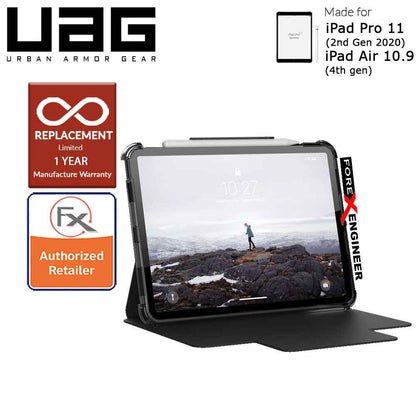 UAG [U] Lucent for iPad Air 10.9" ( 5th - 4th Gen ) ( 2022 - 2020 ) - iPad Pro 11 2020 (2nd Gen) - Black-Ice Color (Barcode : 812451038262 )