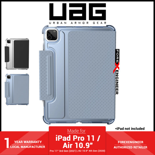 UAG [U] Lucent for iPad Pro 11 inch ( 3rd - 2nd - 1st Gen ) ( 2022 - 2018 ) - iPad Air 10.9" ( 5th - 4th Gen ) ( 2022 - 2020 ) - Soft Blue (Barcode : 810070361167 )