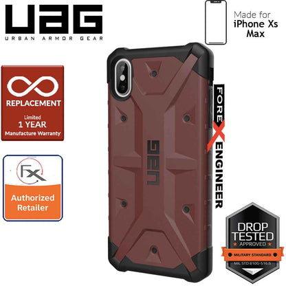 [ Special Promo ] UAG Pathfinder for iPhone Xs Max Feather-Light Rugged & Military Drop Tested - Carmine color - Forexengineer-malaysia