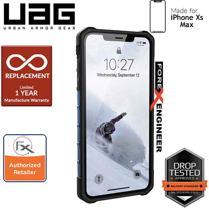 UAG Plasma for iPhone Xs Max Feather-Light Rugged & Military Drop Tested - Cobalt color - Forexengineer-malaysia