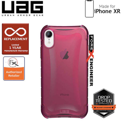 UAG Plyo for iPhone XR Feather-Light Rugged & Military Drop Tested - Pink color - Forexengineer-malaysia