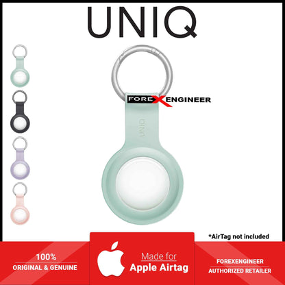 [RACKV2_CLEARANCE] UNIQ Lino Liquid Silicone Case for Airtag - Premium Liquid Silicone - Green  (Barcode: 8886463677322 )