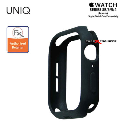 UNIQ Lino Premium Liquid Silicone Case for Apple Watch Series SE - 6 - 5 - 4 (44mm) - Black (Barcode : 8886463671122)