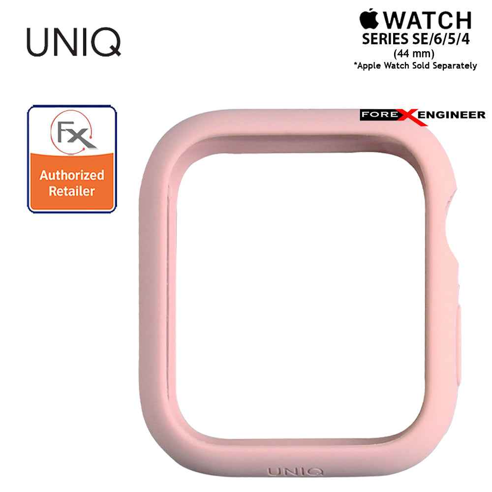[RACKV2_CLEARANCE] UNIQ Lino Premium Liquid Silicone Case for Apple Watch Series SE - 6 - 5 - 4 (44mm) - Pink (Barcode : 8886463671139)