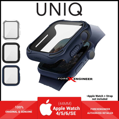 UNIQ TORRES Watch Case with 9H Tempered Glass for Apple Watch Series SE - 6 - 5 - 4 ( 44mm) - Blue (Barcode: 8886463676325 )