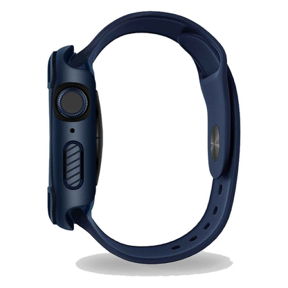 UNIQ TORRES Watch Case with 9H Tempered Glass for Apple Watch Series SE - 6 - 5 - 4 ( 44mm) - Blue (Barcode: 8886463676325 )