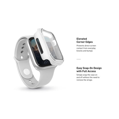 UNIQ TORRES Watch Case with 9H Tempered Glass for Apple Watch Series SE - 6 - 5 - 4 ( 44mm) - Blue (Barcode: 8886463676325 ) - Forexengineer-malaysia