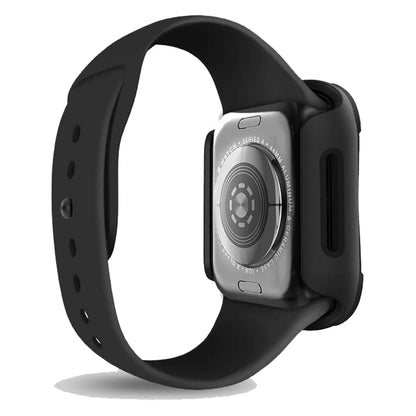 UNIQ TORRES Watch Case with 9H Tempered Glass for Apple Watch Series SE - 6 - 5 - 4 ( 40mm) - Black (Barcode: 8886463676295 )