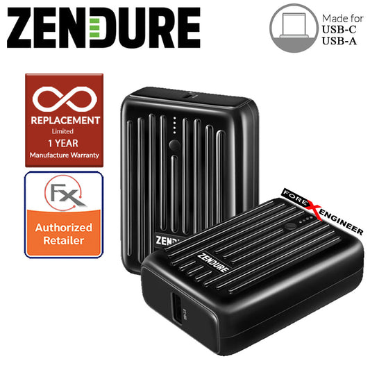 Zendure SuperMini - 10,000 mAh Credit Card Sized Portable Charger with PD ( Black ) ( Barcode : 850006872213 )