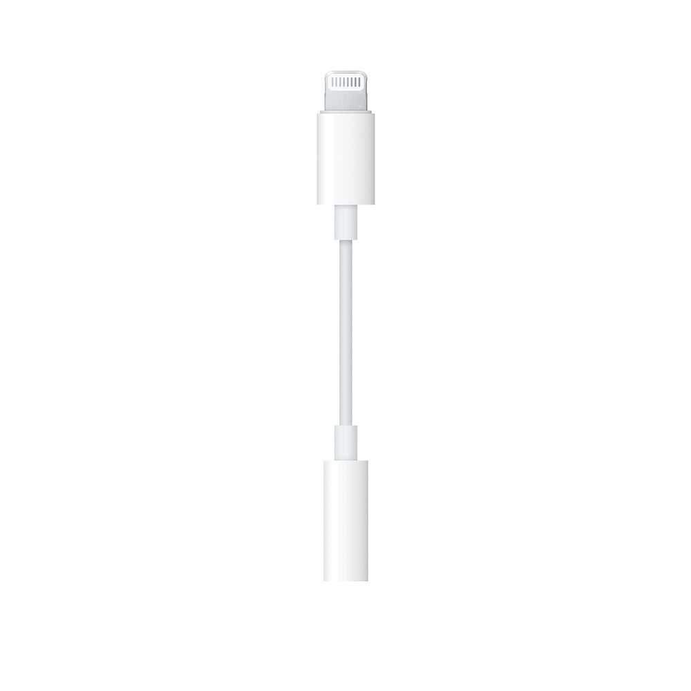 Genuine Apple Lightning to 3.5 mm Headphone Jack Adapter - white, working well for PUBG player