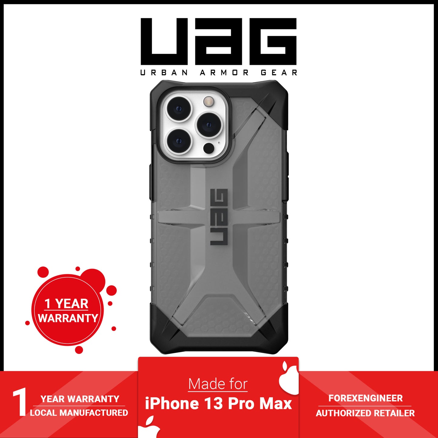 UAG Plasma for iPhone 13 Pro Max 5G 6.7" - Ash ( Barcode: 810070363833 )