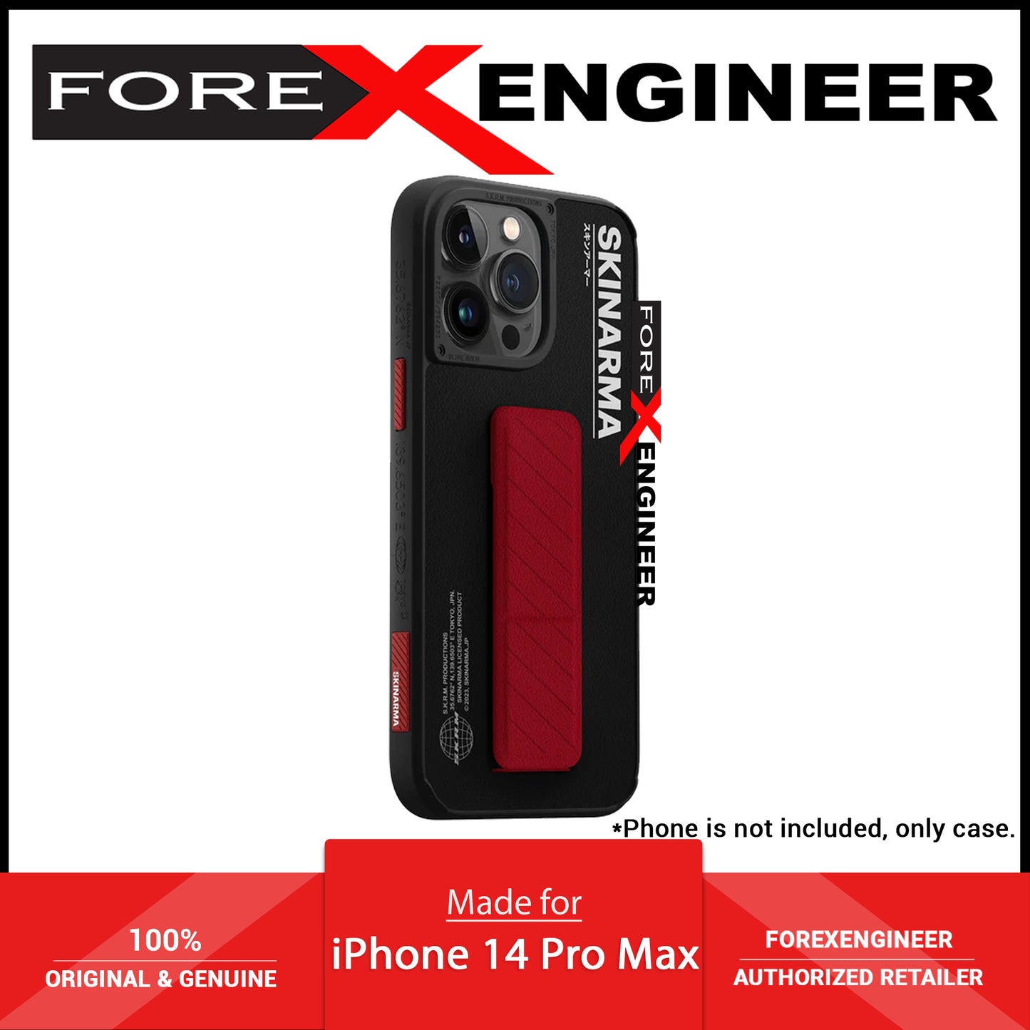 [ONLINE ONLY] Skinarma Gyo for iPhone 14 Pro Max - Black ( Barcode: 8886461242904 )
