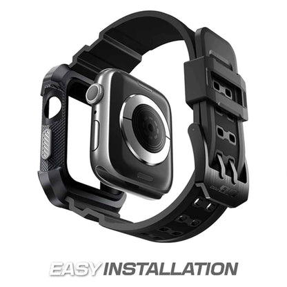 Supcase UB Pro Rugged Wristband Case for for Apple Watch ( 41mm - 40mm ) Series 8 - SE2 - 7 - 6 - SE - 5 - 4 - Black