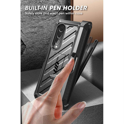 Supcase Unicorn Beetle Pro Rugged Case for Samsung Galaxy Z Fold 4 with Built-in Screen Protector - Black