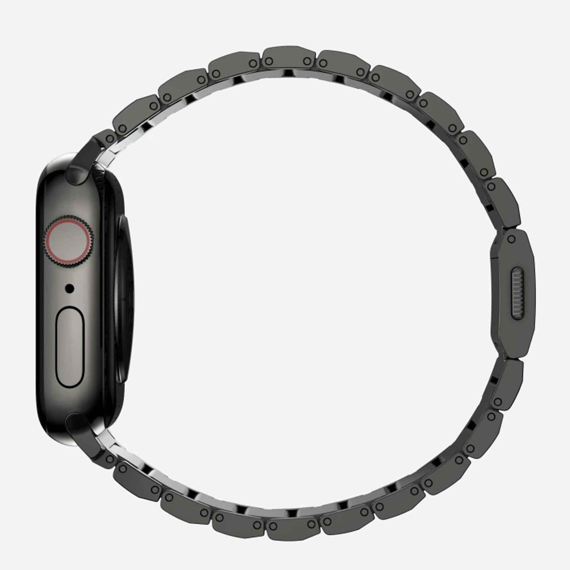 Nomad Stainless Steel Band (Version 2) for Apple Watch ALL Ultra & 42/44/45/49MM - Graphite ( Barcode: 856500018157 )