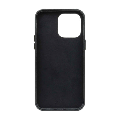 Alto Original for iPhone 14 Pro - Italian Full Grain Aniline Leather - Raven Black (Barcode: 728028514698 )