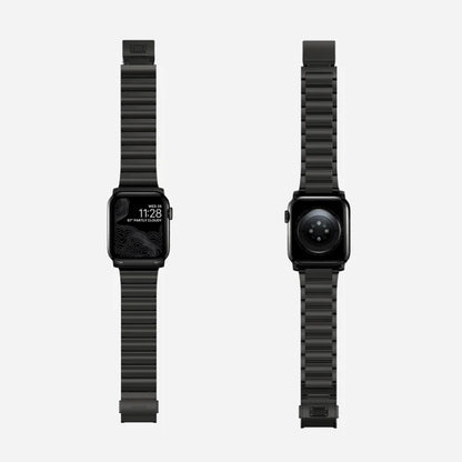 Nomad Stainless Steel Band (Version 2) for Apple Watch ALL Ultra & 42/44/45/49MM - Graphite ( Barcode: 856500018157 ) - Forexengineer -Malaysia- 856500018157