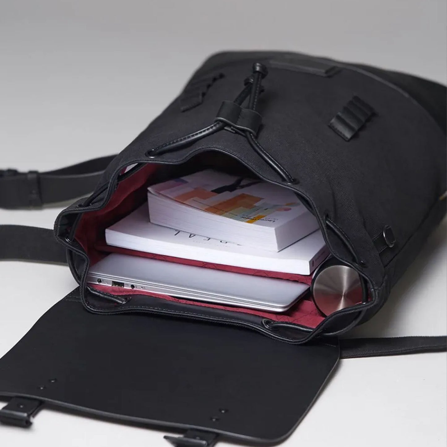 Gaston Luga Praper Backpack ( Fits most 11" - 15" Laptops ) Black-Black (Barcode: 7350006913914 )