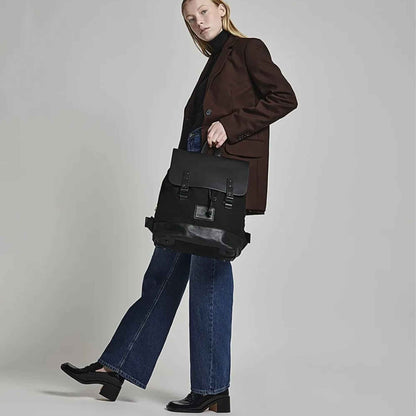 Gaston Luga Praper Backpack ( Fits most 11" - 15" Laptops ) Black-Black (Barcode: 7350006913914 )