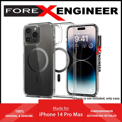 Spigen Ultra Hybrid ( MagFit ) for iPhone 14 Pro Max - Magsafe Compatible - Carbon Fiber ( Barcode: 8809811863581 )