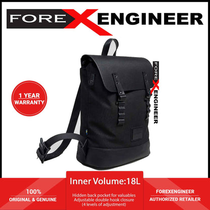Gaston Luga Praper Backpack ( Fits most 11" - 15" Laptops ) Black-Black (Barcode: 7350006913914 )
