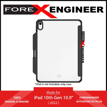 ITSKINS Hybrid R Solid Folio for iPad A16 11th Gen ( 2025 ) / iPad 10.9” 10th Gen ( 2022 ) - Drop Protection Up to 1.5m - Black (Barcode: 4894465836542 )