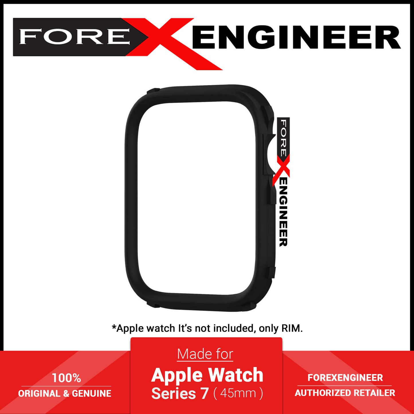 Rhinoshield RIM for Apple Watch Series 7 ( 45mm ) - Black (Barcode: 4711203596936 )