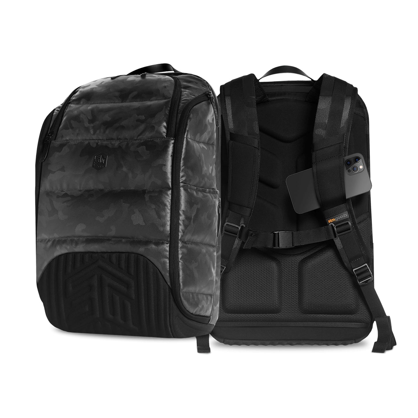 STM Dux 30L Backpack (Fit up to 17" Laptops) - Black Camo ( Barcode: 810046111710 )