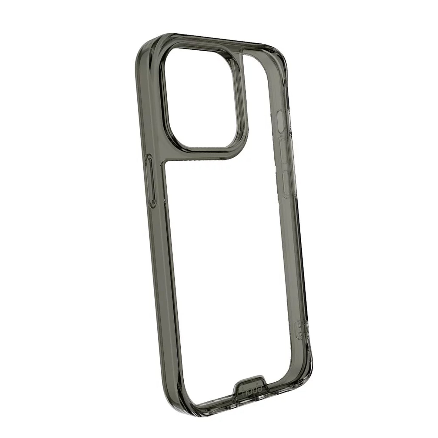 Hoda Crystal Pro Glass Case for iPhone 14 Pro Tempered Glass Backplate Military Standard - Clear Black ( Barcode: 4711103545072 ) - Forexengineer -Malaysia- 4711103545072