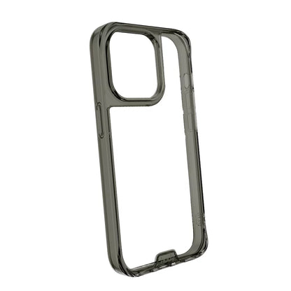 Hoda Crystal Pro Glass Case for iPhone 14 Pro Tempered Glass Backplate Military Standard - Clear Black ( Barcode: 4711103545072 ) - Forexengineer -Malaysia- 4711103545072