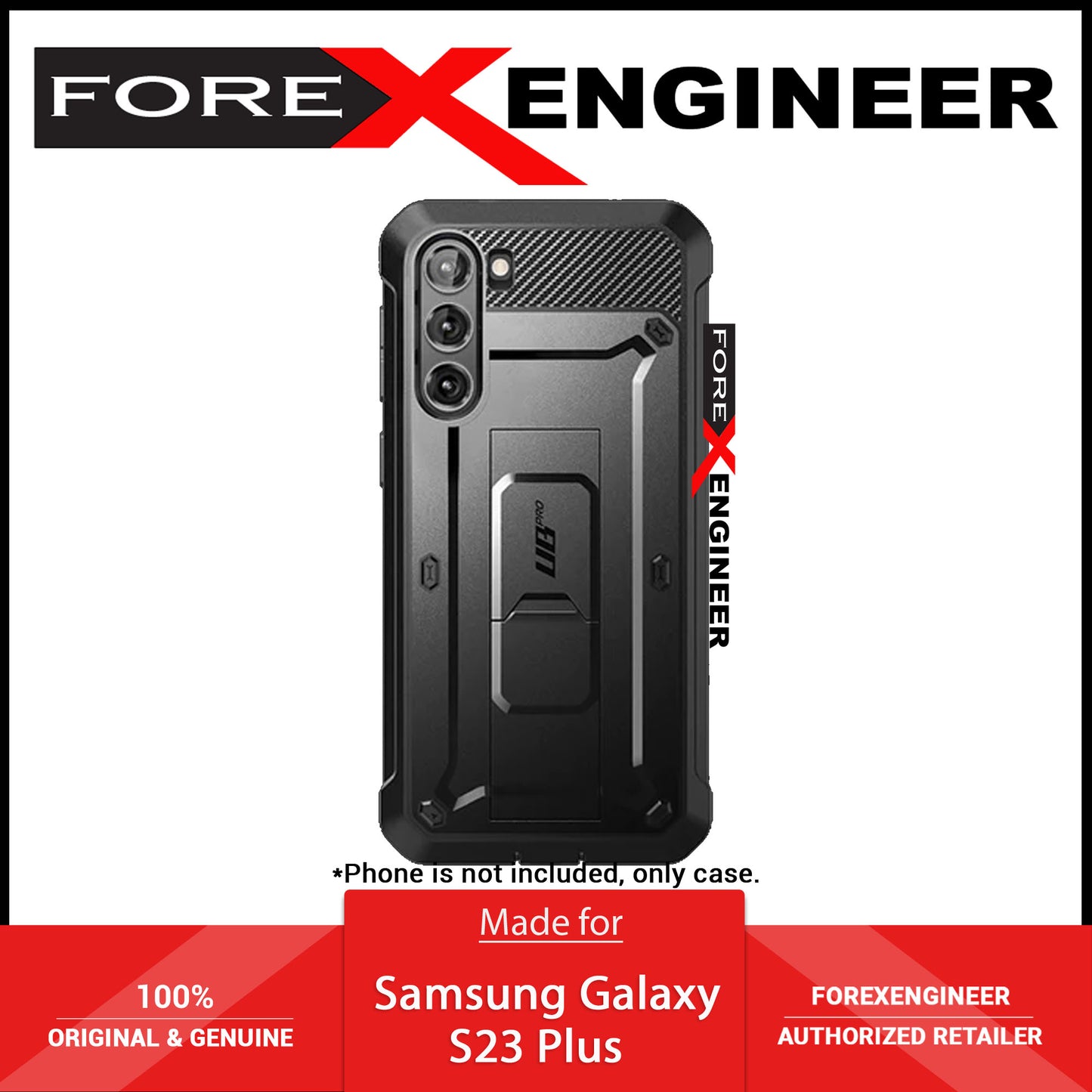 Supcase Unicorn Beetle PRO for Samsung Galaxy S23 Plus (Without built-in Screen Protector) - Black
