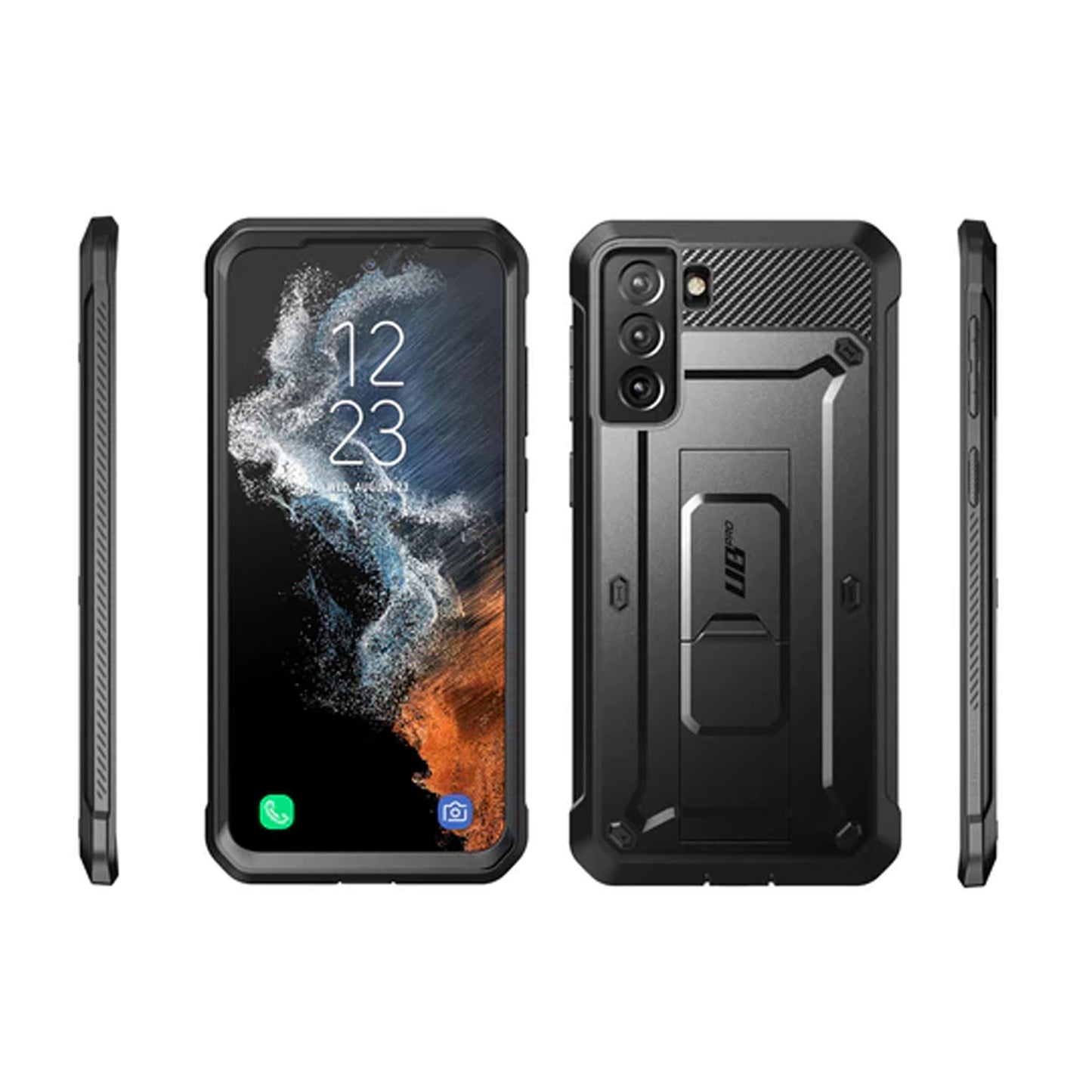 Supcase Unicorn Beetle Pro Rugged Case for Samsung Galaxy S22 - Black (Barcode: 843439116061 )