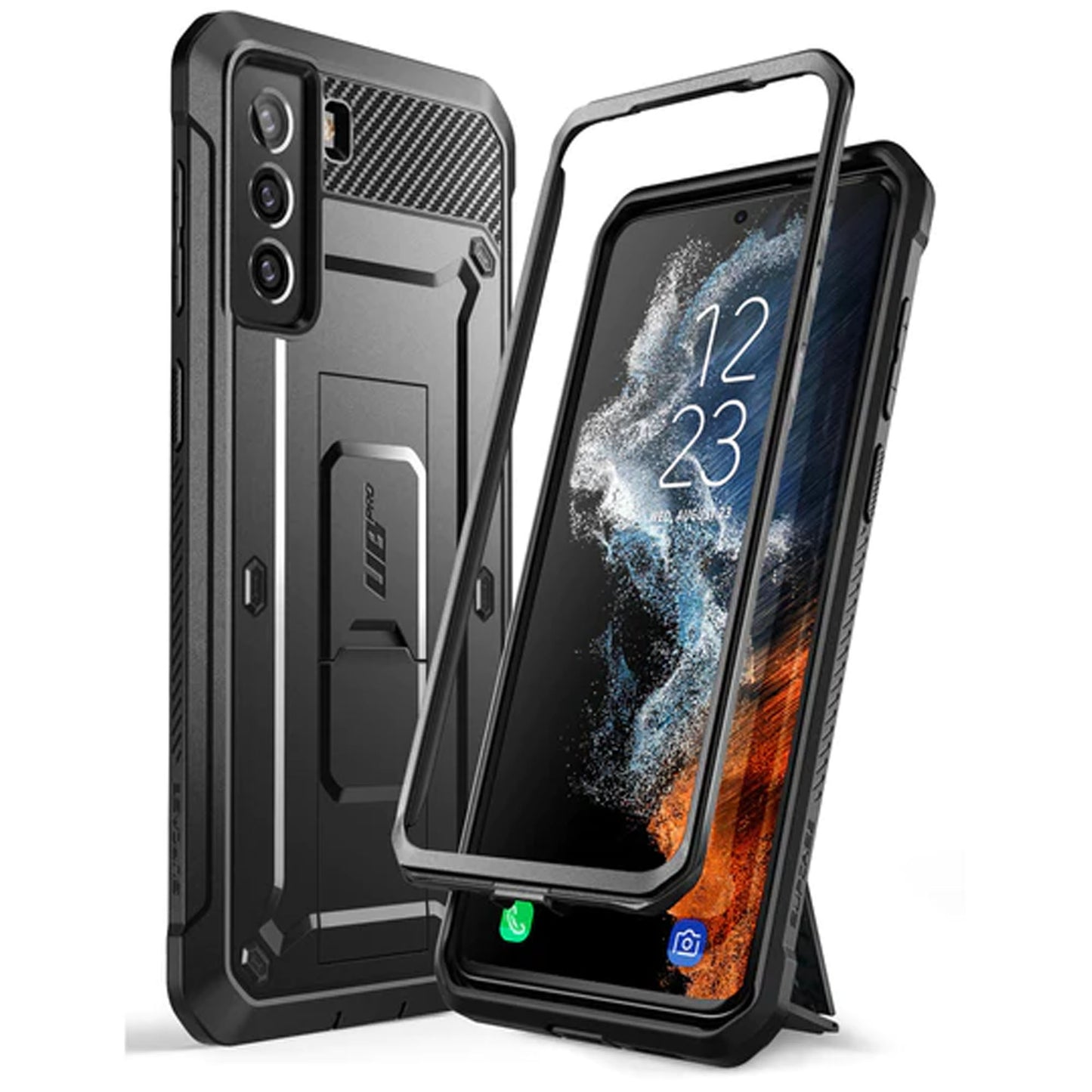 Supcase Unicorn Beetle Pro Rugged Case for Samsung Galaxy S22 - Black (Barcode: 843439116061 )