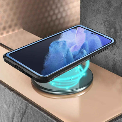 Supcase Unicorn Beetle Pro Rugged Case for Samsung Galaxy S21 Ultra - Metallic Blue (Barcode: 843439136014 )