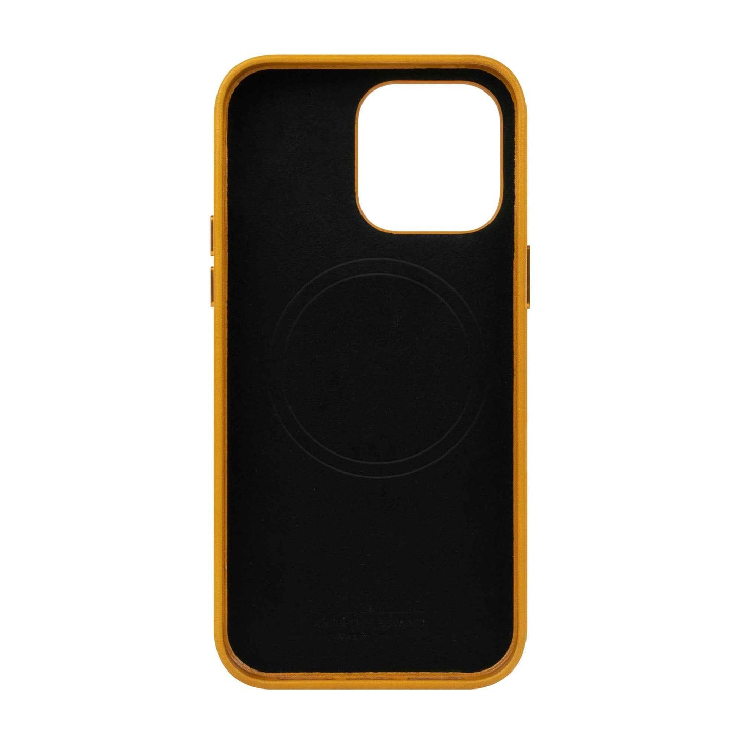 Alto Clop for iPhone 14 Pro - Magsafe Compatible - Italian Full Grain Aniline Leather - Caramel Brown (Barcode: 728028514711 )
