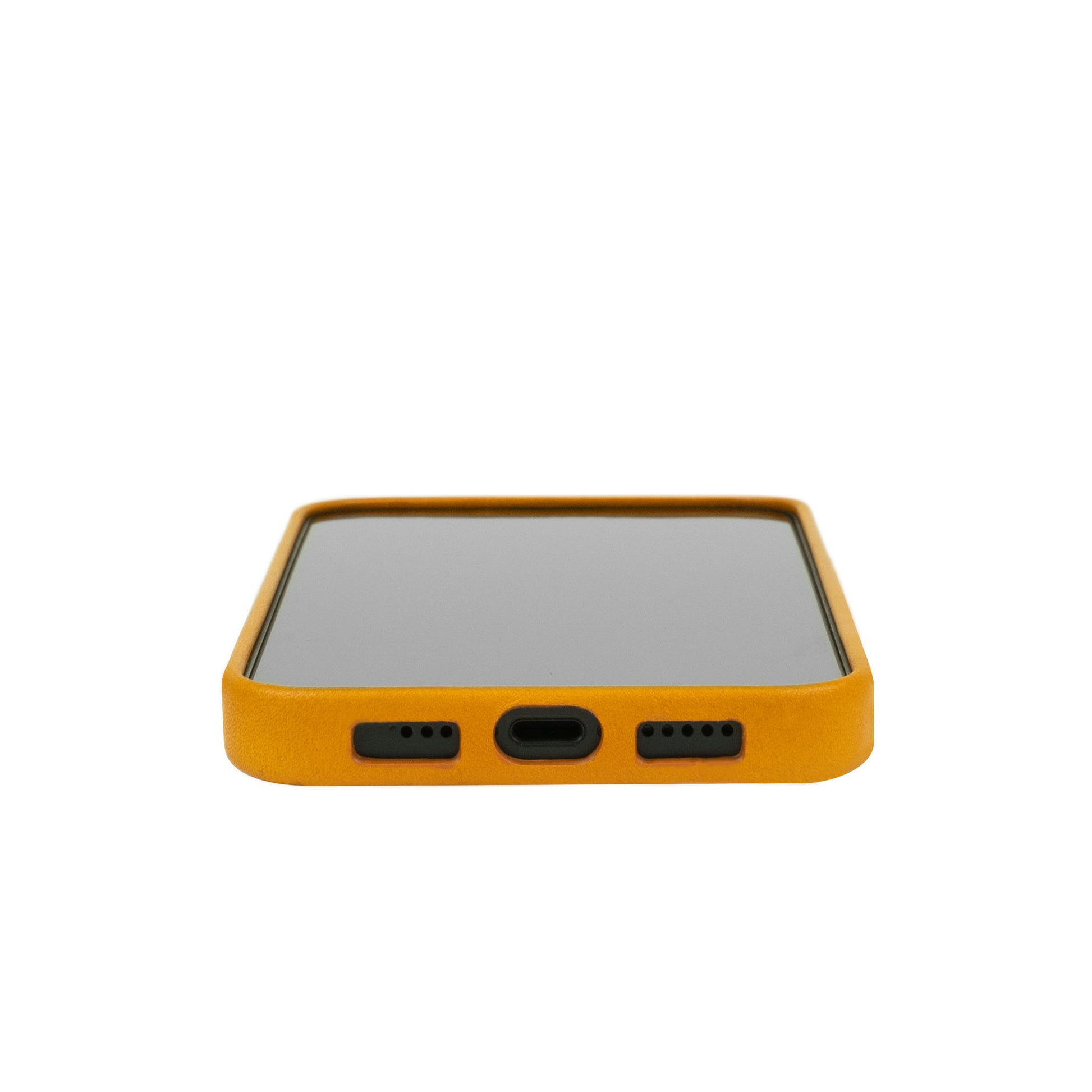 Alto Clop for iPhone 14 Pro Max - Magsafe Compatible - Italian Full Grain Aniline Leather - Caramel Brown (Barcode: 728028514896 ) - Forexengineer -Malaysia- 728028514896