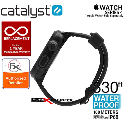 Catalyst Waterproof Case for Apple Watch Series SE - 6 - 5 - 4 - 44mm - Stealth Black 840625103706 - Forexengineer-malaysia