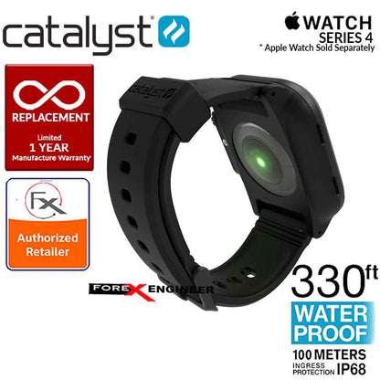 Catalyst Waterproof Case for Apple Watch Series SE - 6 - 5 - 4 - 44mm - Stealth Black 840625103706 - Forexengineer-malaysia