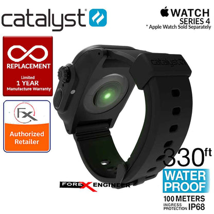 Catalyst Waterproof Case for Apple Watch Series SE - 6 - 5 - 4 - 44mm - Stealth Black 840625103706 - Forexengineer-malaysia