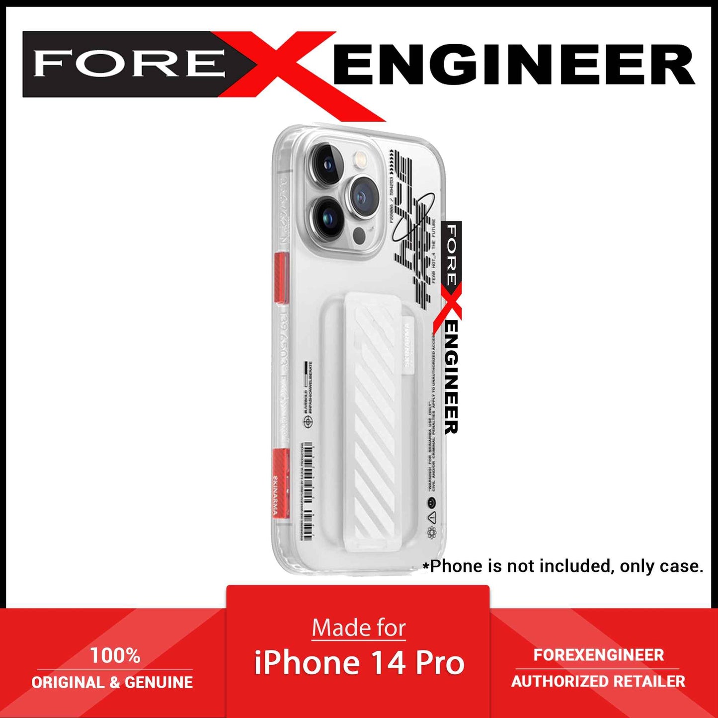 [ONLINE ONLY] Skinarma Kaze for iPhone 14 Pro - Clear ( Barcode: 8886461242058 )