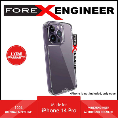 Hoda Crystal Pro Glass Case for iPhone 14 Pro Tempered Glass Backplate Military Standard - Clear ( Barcode: 4711103545034 )