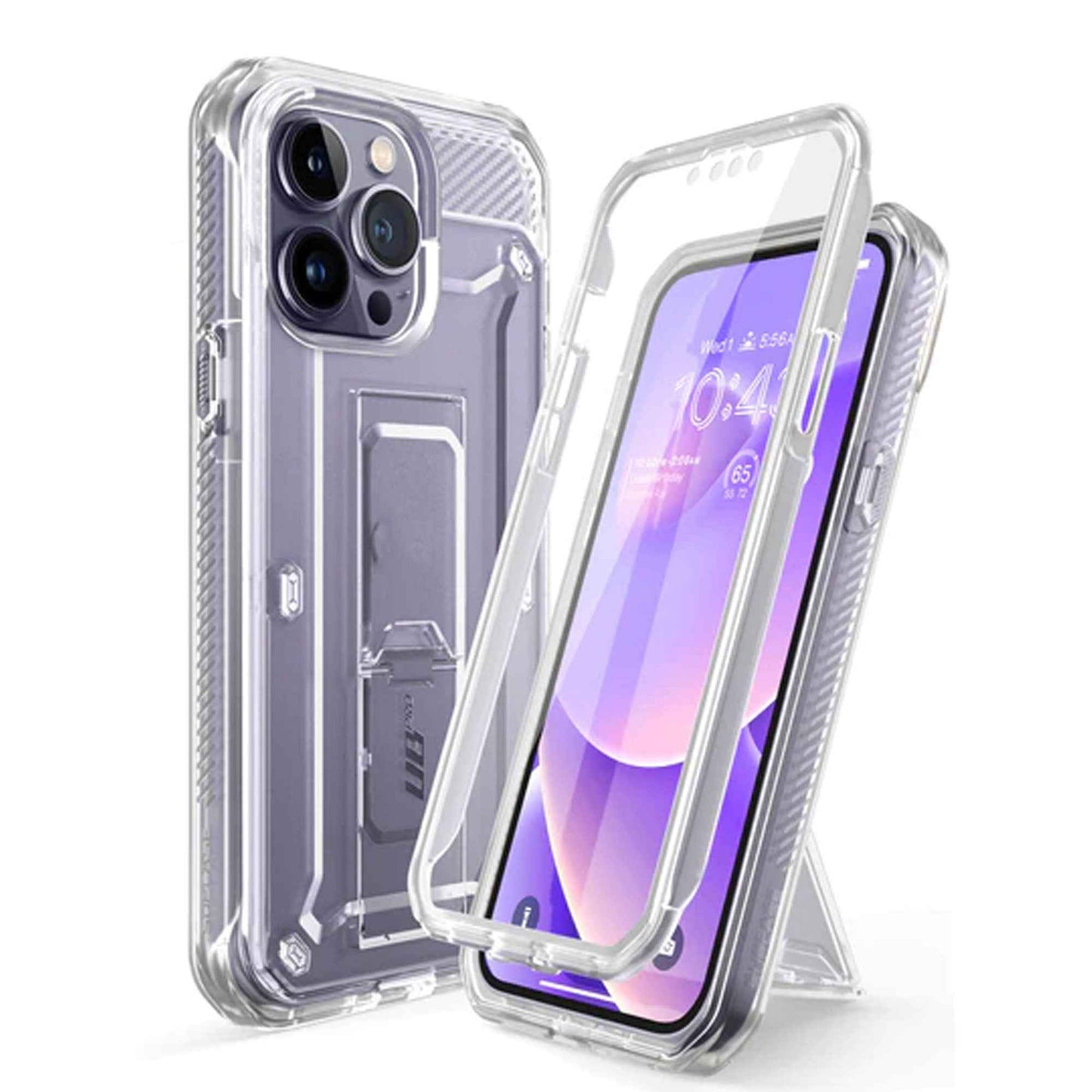 Supcase Unicorn Beetle UB PRO for iPhone 14 Plus - Rugged Case with Built-In Screen Protector - Clear