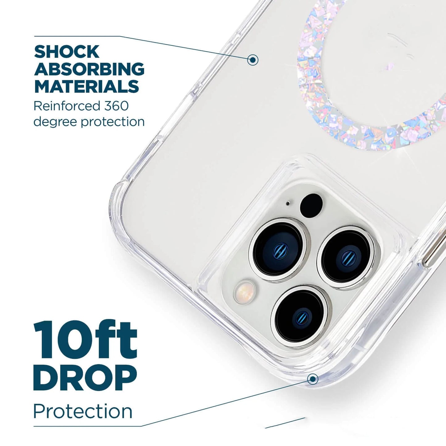 Case Mate Twinkle Diamond for iPhone 14 Plus - with Magsafe Compatible - Clear (Barcode: 840171719734 )