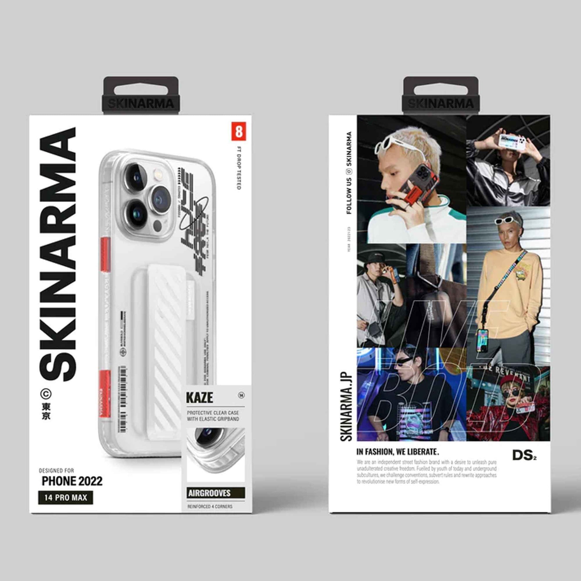 [ONLINE ONLY] Skinarma Kaze for iPhone 14 Pro - Clear ( Barcode: 8886461242058 )