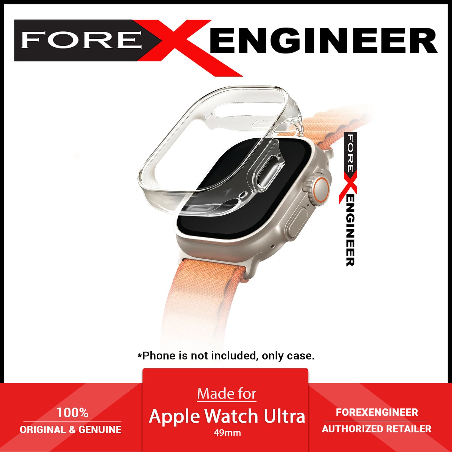 UNIQ Garde Case for Apple Watch Ultra 49mm with build in screen protection - Dove (Clear) (Barcode: 8886463683989 )
