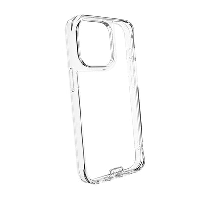 Hoda Crystal Pro Glass Case for iPhone 14 Pro Max Tempered Glass Backplate Military Standard - Clear ( Barcode: 4711103545058 ) - Forexengineer -Malaysia- 4711103545058