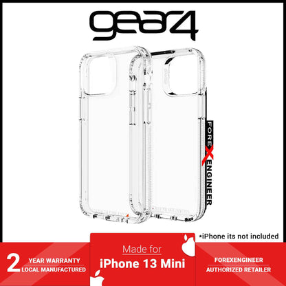 Gear4 Crystal Palace for iPhone 13 Mini 5.4" 5G - Clear (Barcode: 840056146471 )