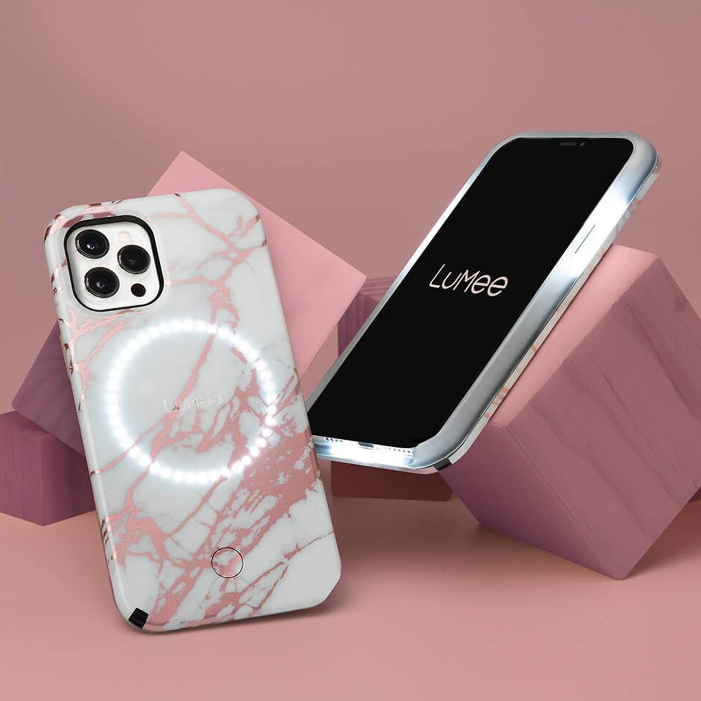 Case-Mate LuMee Halo for iPhone 13 Pro Max 6.7" 5G with Antimicrobial - Marble (Barcode: 840171706383 )