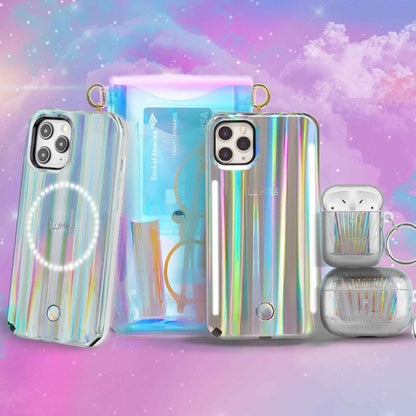 Case-Mate LuMee Halo for iPhone 13 Pro Max 6.7" 5G with Antimicrobial - Holographic Paris Hilton Edition (Barcode: 840171706390 )